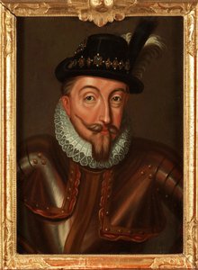 Portrait de Sigismond III Vasa (1566-1632) roi de Pologne (1587-1632) et de Suede (1592-1599) - Portrait of Sigismund III Vasa, King of Poland (1566-1632) par Pasch, Ulrika Fredrika (1735-1796), - Oil on wood, 21,5x15,5 - Private Collection
