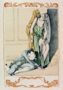 伏尔泰《康第德》中的插图，由 Gibert Jeune 出版社出版