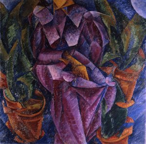 螺旋成分，1913年 作者 翁贝托·博西奥尼（Umberto Boccioni）