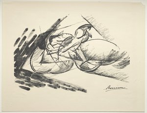 运动 作者 翁贝托·博西奥尼（Umberto Boccioni）