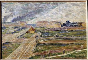 外围 作者 翁贝托·博西奥尼（Umberto Boccioni）