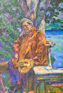 费鲁西奥·布索尼的肖像 作者 翁贝托·博西奥尼（Umberto Boccioni）