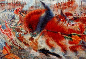 城市崛起 作者 翁贝托·博西奥尼（Umberto Boccioni）