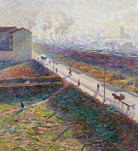 早上 作者 翁贝托·博西奥尼（Umberto Boccioni）