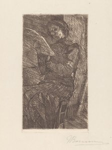 女性阅读 作者 翁贝托·博西奥尼（Umberto Boccioni）