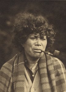 毛利人性格研究，c.1927（银明胶印刷） 作者 尤娜·加利克