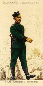 1936年，第10廓尔喀步枪。 作者 不明