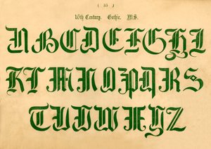 16世纪。哥特。女士，1862年 作者 不明
