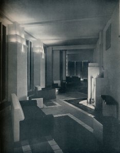 1930年代内部采用现代照明，1930年 作者 不明