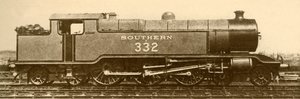 4-6-4波罗的海坦克发动机，南方铁路，1930年。 作者 不明