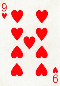 Goodall＆Son Ltd.纸牌中的9张Hearts，c1940 作者 不明