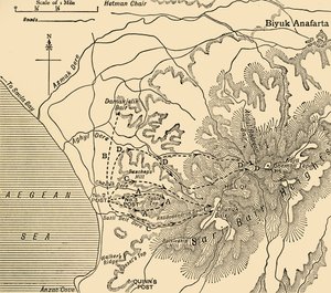 ANZAC前进，加里波利半岛，第一次世界大战，1915年，c1920。 作者 不明