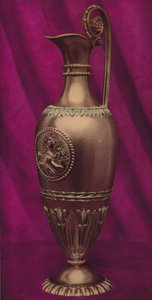 20克拉金质壶或膏漆的容器，附有玛格达琳雕像，1803年 作者 不明