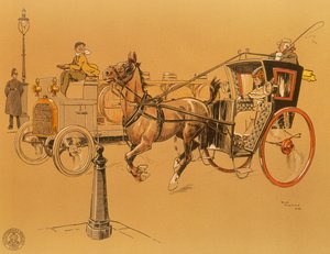 一辆贝利特货车，1906年 作者 不明