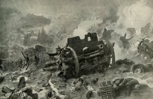 1919年，法国人对阿贡地区的德国阵地进行了一次精彩的法国进攻。 作者 不明