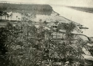 1919年，英国人在底格里斯河上的位置。 作者 不明