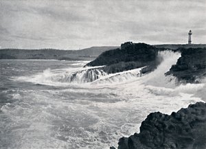 新南威尔士州风景如画的沿海风光的迷人景色，摄于1900年。 作者 不明