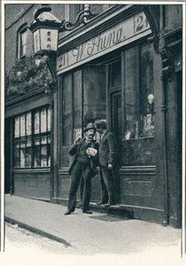 1900年，伦敦，Limehouse的一家中国商店 作者 不明