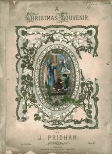 圣诞纪念品，封面到活页乐谱，c1860s 作者 不明