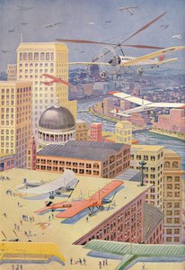 未来之城，1927年 作者 不明
