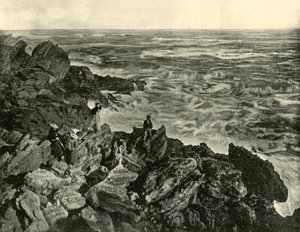 1901年，在瓦南布尔的海岸场景。 作者 不明
