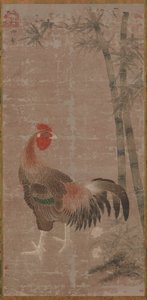 公鸡和竹子，明代，约1105-1135。   作者 不明