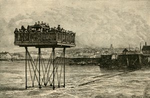 一座好奇的过桥，1882年。 作者 不明