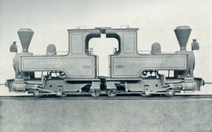 双层机车，1922年。 作者 不明