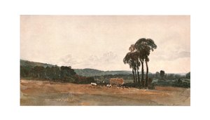 收获场景-室外素描，c1900。 作者 不明
