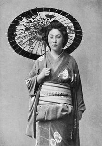 1902年，一位身着便装的日本女士 作者 不明