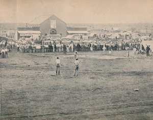 1900年在布拉瓦约举行的群众大会。 作者 不明
