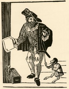 老伦敦的Mountebank，1928年。 作者 不明