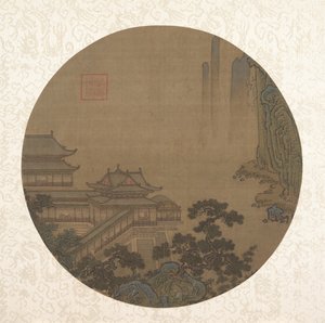 一座宫殿。 作者 不明