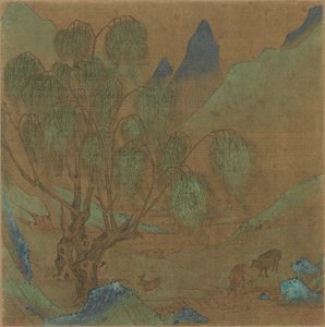 田园风光（1271-1368）。 作者 不明