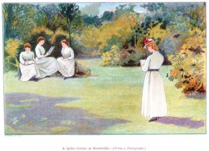 1892年在Bournville的一个安静角落。 作者 不明