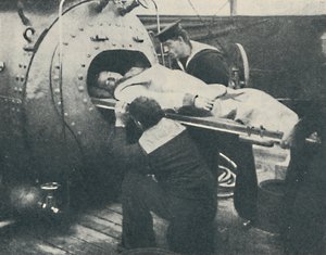 减压室，1936年 作者 不明