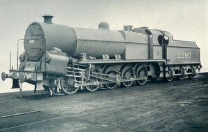 1922年，在中部地区的杰出机车。 作者 Unbekannt