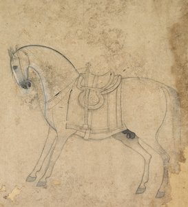 鞍马c。 1750。 作者 不明