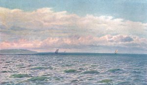Solent中的晴天，c1900年。 作者 不明