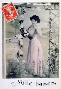 千吻，法国明信片，c1900 作者 不明