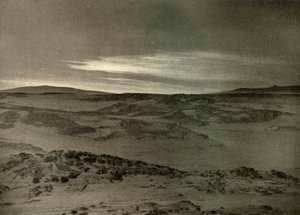 1909年3月，朝北，朝着垂死的太阳望去。 作者 不明