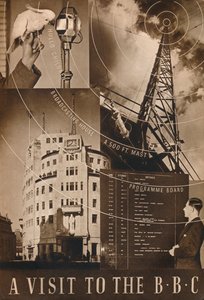 1937年访问英国广播公司 作者 不明