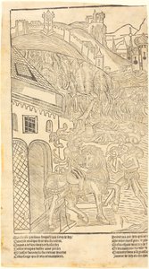 反对玩骰子的警告，约1500年。 作者 不明