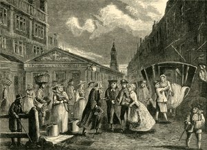 舰队中的婚礼，c1740年代，c1872。 作者 不明