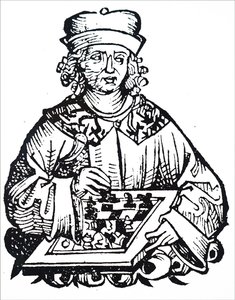 一个棋手 作者 不明