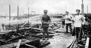 第一次世界大战，1915年德国一次火灾毁坏了监狱 作者 不明