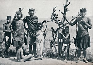一群祖鲁人，1912年 作者 不明
