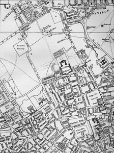 1800年1911年，伦敦霍尔本（Holborn），圣吉尔斯（St Giles）和圣潘克拉斯（St Pancras）的计划 作者 不明