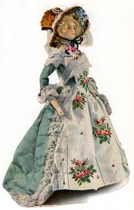 1938年的小礼服设计模特 作者 不明