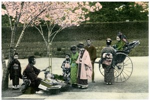 日本的街头小贩，1904年 作者 不明